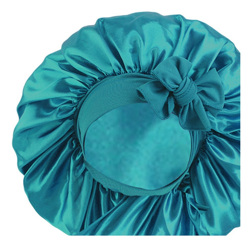 - Gorro De Dormir De Noche De Satén De Seda Para Mujer