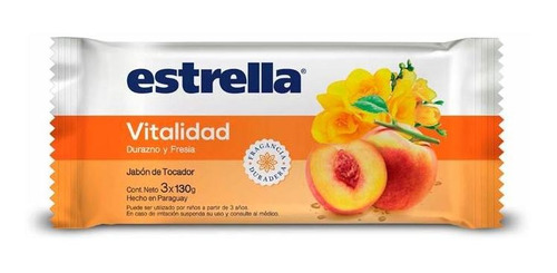 Pack X 20 Unid Jabon Tocador  Vitalidad 3x130 Gr Estrella J