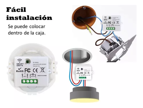 Pack 2 Interruptores Inalambricos A Control Remoto 220v 10a - $ 14.990