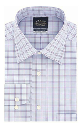 Eagle Camisa De Vestir Para Hombre Sin Planchar, Cuello