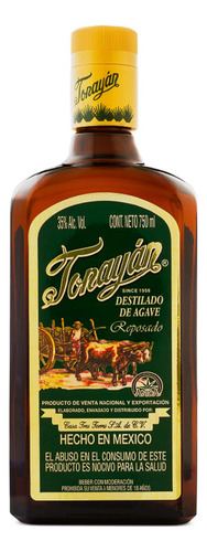 Pack De 4 Licor De Caña Tonayan Exportacion 750 Ml