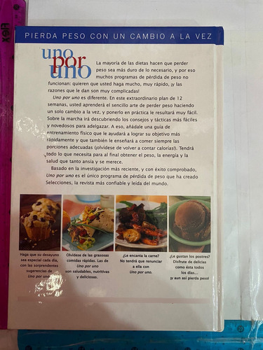 Uno Por Uno Y Pierda Peso Demodo Facil Seguro Y Para Siempre (Usado)
