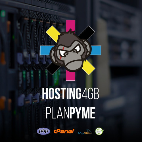 Hosting Web - Plan Pyme (4 Gb, 40 Correos, Cpanel, Ssl)