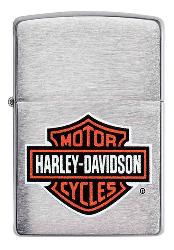 Encendedor Zippo Harley Davidson Logo Naranja Zp200hd.h252