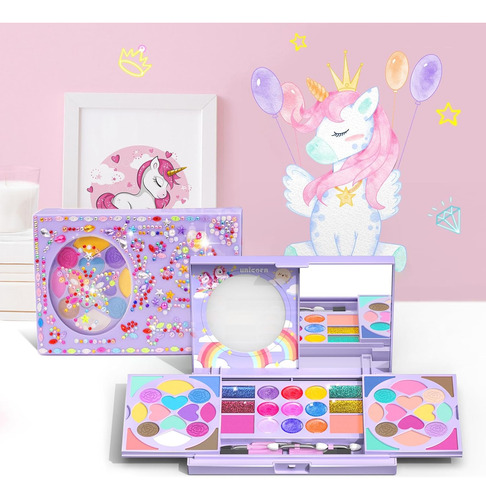 Kidcheer Kit De Maquillaje Infantil Para Niñas, Cosmético La