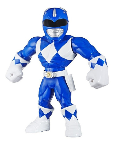Figura Power Rangers Mega Mighties Ranger Azul Hasbro