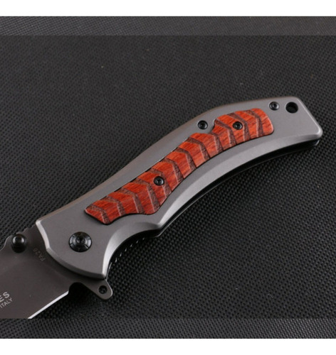Canivete Fox Tatico Semi-automatico Cinto