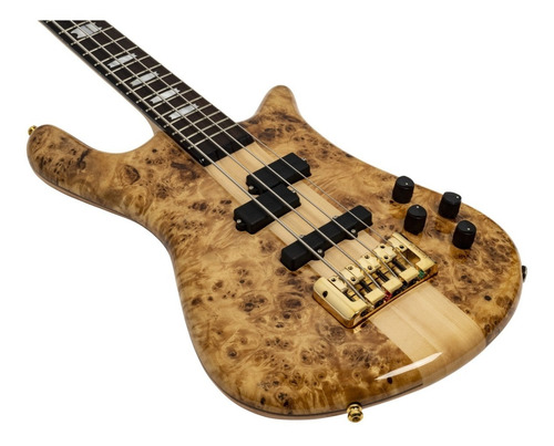 Bajo 4 Cuerdas Activo Spector  Euro4lx Poplar Burl Gloss C/ 