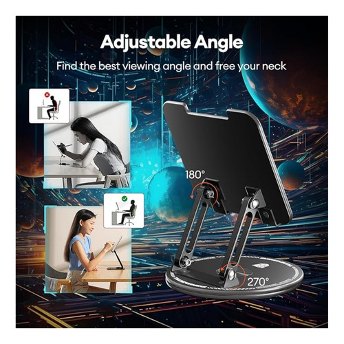 Soporte Plegable Laptop Base Giratoria Transformers Tf-x02