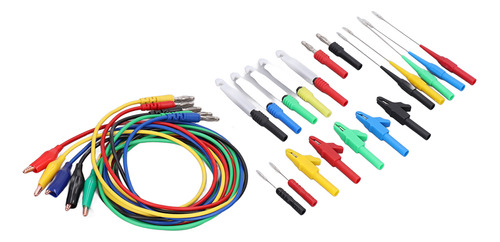 Kit De Cables De Prueba Tipo Banana, Buena Conductividad, Ra