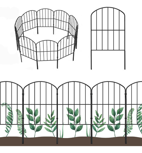 Valla Decorativa Jardín, 10 Paneles, 10 Pies De Largo ...