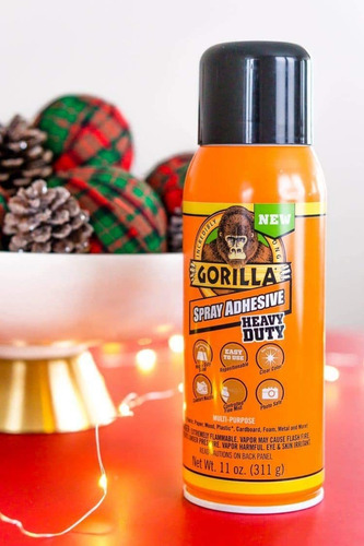 Imagen 6 de 6 de Gorila Heavy Duty Spray Adhesivo, Multipropósito Y Reposicio