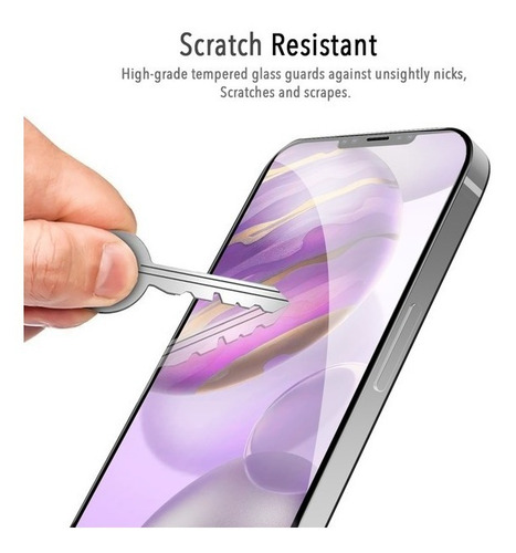 Vidrio Templado Para Iphone 12 Pro Max Resistente 3d