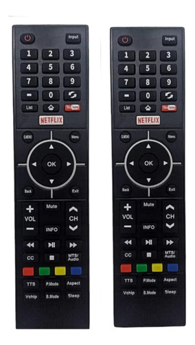 Paquete 2 Controles Para Vios Smartv Tv5019k Tv5818k Tv6519k