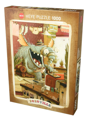 Libro:heye Puzzles Zozoville, 1000 Piezas Para El Día De Lav