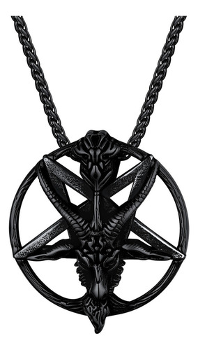 B Collar Dije Satán Satánico Baphomet Satanista Carnero