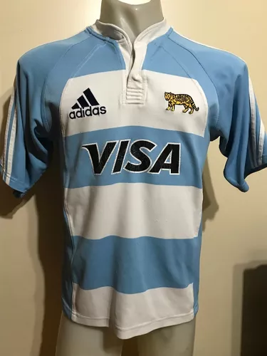 Amplia gama espalda Sin lugar a dudas Camiseta Argentina Rugby Los Pumas adidas 2007 2008 S - M