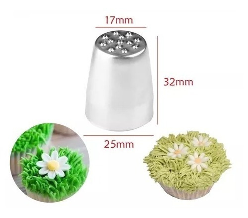 Bico De Confeitar Chuveirinho Inox Sem Emendas Envio Rápido