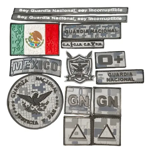 Parches Tácticos Bordados Calavera Fantasma - Pack De 2, 8x5 Cm, Con Velcro Para Equipo Airsoft Y Militar