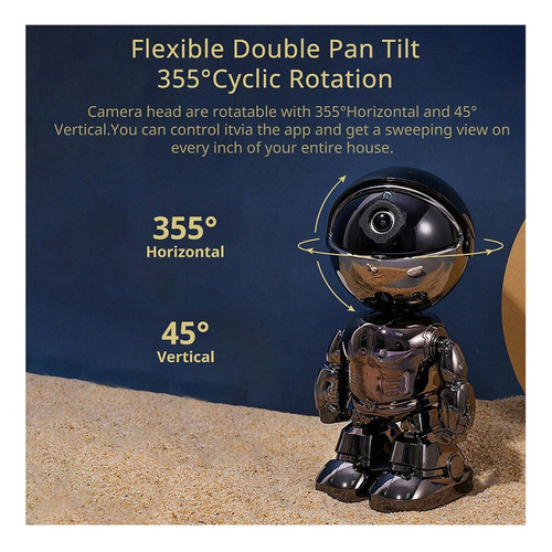 A Cámara Ip Inteligente Del Robot 1080p, Casa Inteligente