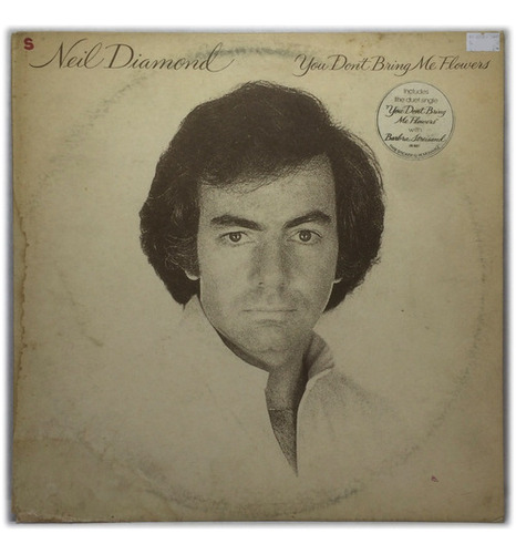 Vinilo Neil Diamond You Don't Bring Me Flowers Lp Ingles 78