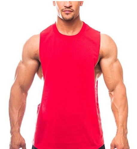 Playera Deportiva Musculosa Tank Top Seco Rápido Gym Hombre