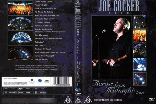 Cocker Joe - Live Across From Midnight Tour Dvd - U