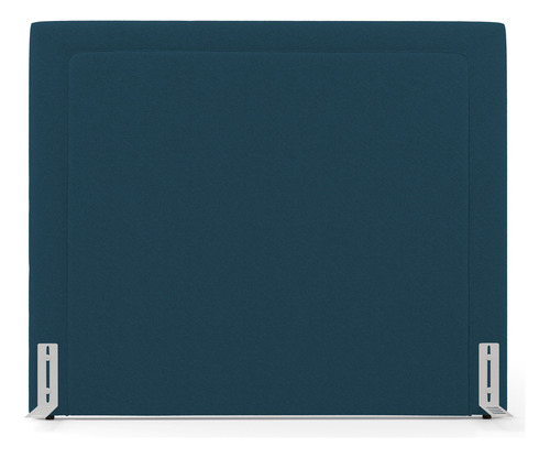 Cabeceira Cama Box King Size Alba 195cm Bouclé Azul Marinho