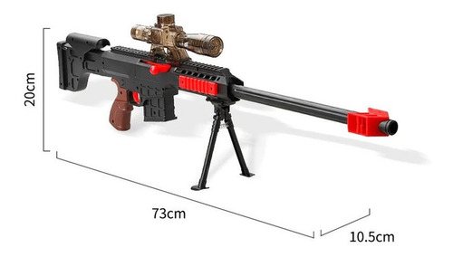 Rifle De Hidrogel Barret Manual Tipo Gotcha Orbeez Dardos