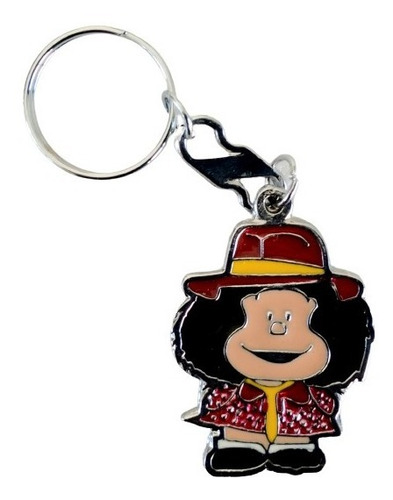 Mafalda Precioso Llavero Metalico Mafalda 0304