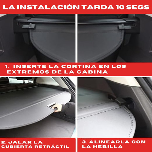 Cubierta Retráctil Honda Crv 2017 18 19 20 21 2022 F Carbono