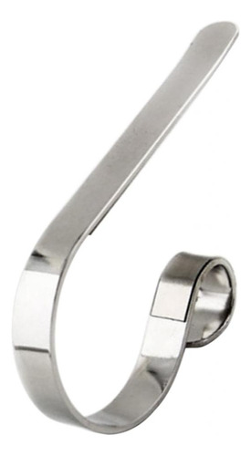 2 Piezas Navidad Media Hierro Hogar Cocina Metal Percha Clip