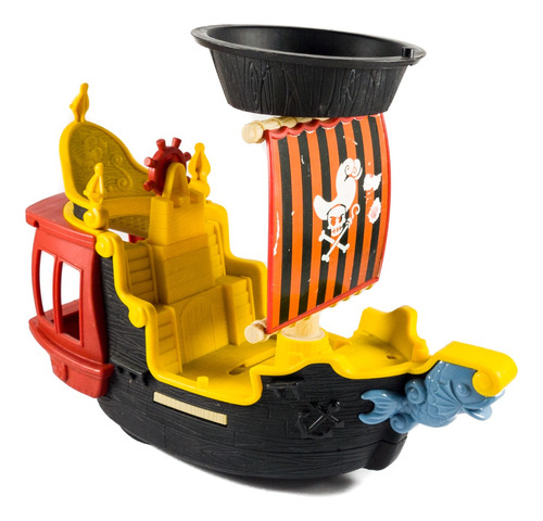 Navio Capitão Gancho Fisher Price Mattel Disney Jake Piratas