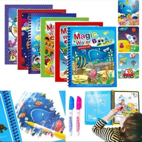 Libro Mágico de Agua para Colorear Safari Diset Libro Mágico de Agua para Colorear Safari Diset