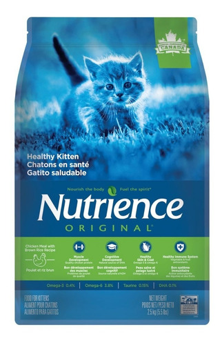 Original Nutrience Kitten 2.5kg /fauna Salud