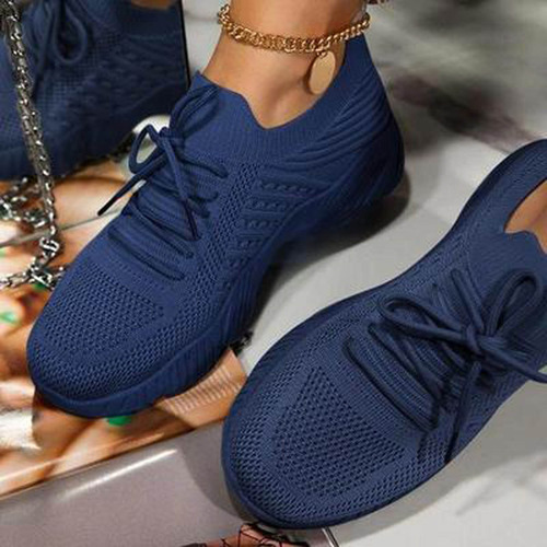 Zapatos Deportivos Transpirables De Malla De Talla Grande De