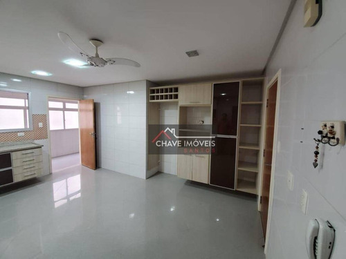 Imagem 6 de 30 de Apartamento Com 3 Dormitórios, 2 Suítes, 2 Vagas, À Venda, 175 M² Por R$ 718.000 - Ponta Da Praia - Santos/sp - Ap2960