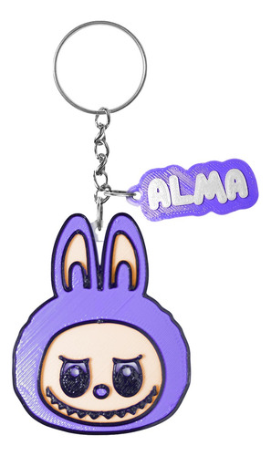 Llaveros Souvenirs Personalizados Con Nombre 3d Pack X30 Labubu