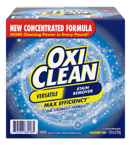 Quitamanchas Oxiclean Eficiencia Máxima 3.66 Kg