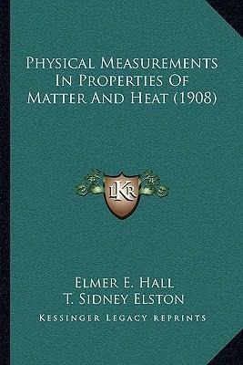 Libro Physical Measurements In Properties Of Matter And H...