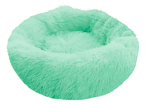 Cama Mascotas Antiestres Circular Felpa M