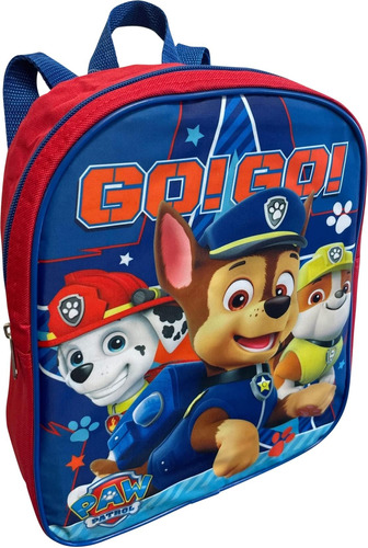 Minimochila De 12 Pulgadas Ruz Paw Patrol Toddle Boy (rojo-a