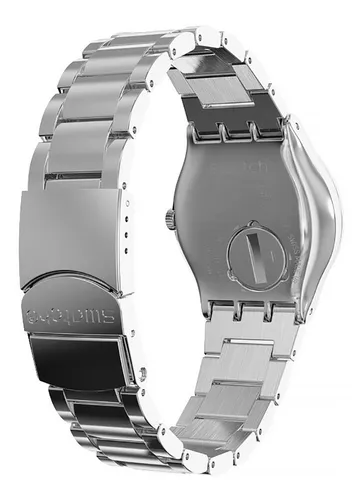 Espectacular Reloj Swatch Classy Silver Yls466g Nuevo