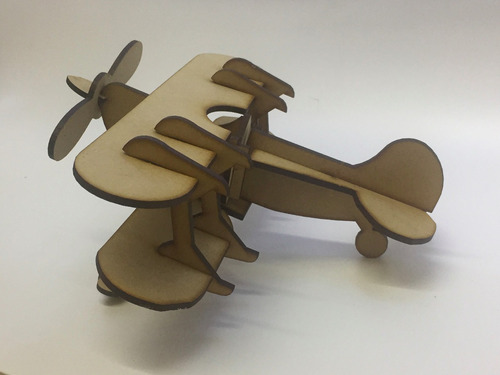 Imagen 6 de 7 de 15 Aviones De Madera Souvenirs Infantiles De Fibrofacil