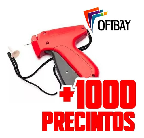 Pistola Etiquetadora Ropa Tag Pin + 1000 Precintos Prendas