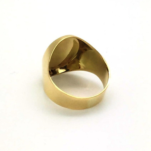 Anel Nossa Senhora Aparecida Ouro 18k Teor 750 12x Sem Juros