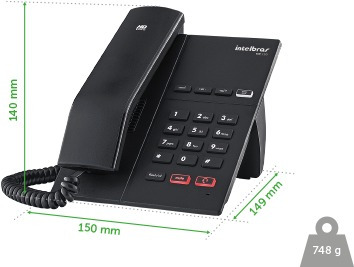 Terminal Ip Tip 120 Com Áudio Em Hd Intelbras Nf-e