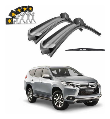 Plumas Limpiaparabrisas Mitsubishi Montero Sport 2016 A 2019