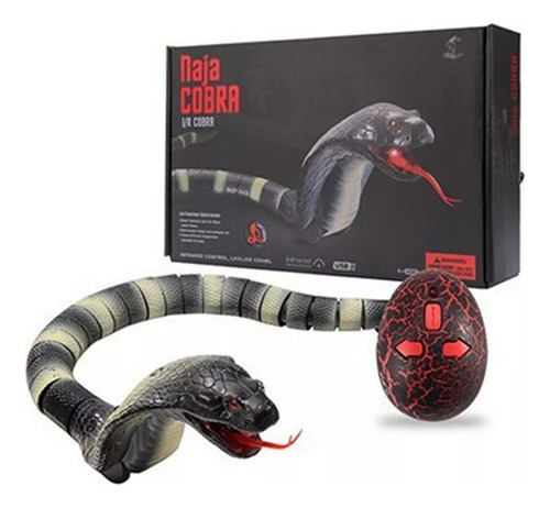 Brinquedo De Cobra Rc De Controle Remoto Recarregável Real