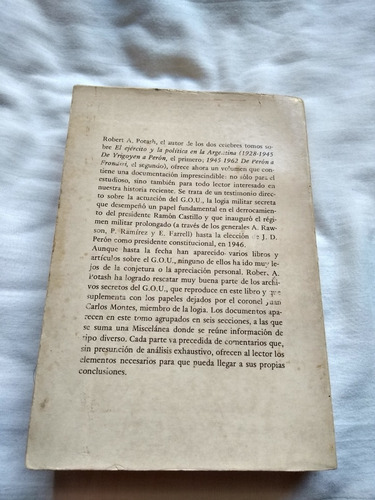 Peron Y El Gou - Robert A Potash